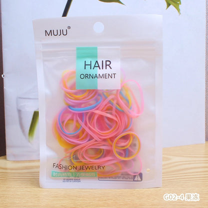 Hair Accessory Kids Elastic Band 100 Hair Tie