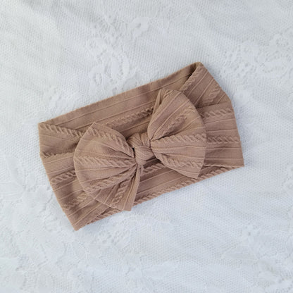 Elastic Nylon Hair Band Bow Baby Head Accessory Hair Accessory