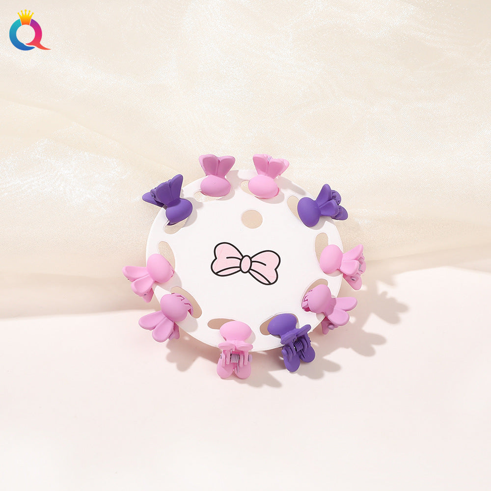 Mini Hair Clip Kids Hair Clip Colorful Braiding Bangs Flyaway Hair Hair Accessory