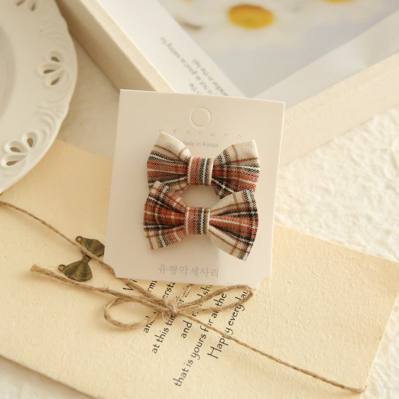 A172 Kids Head Accessory Hair Accessory INS Bow Hair Clip 1