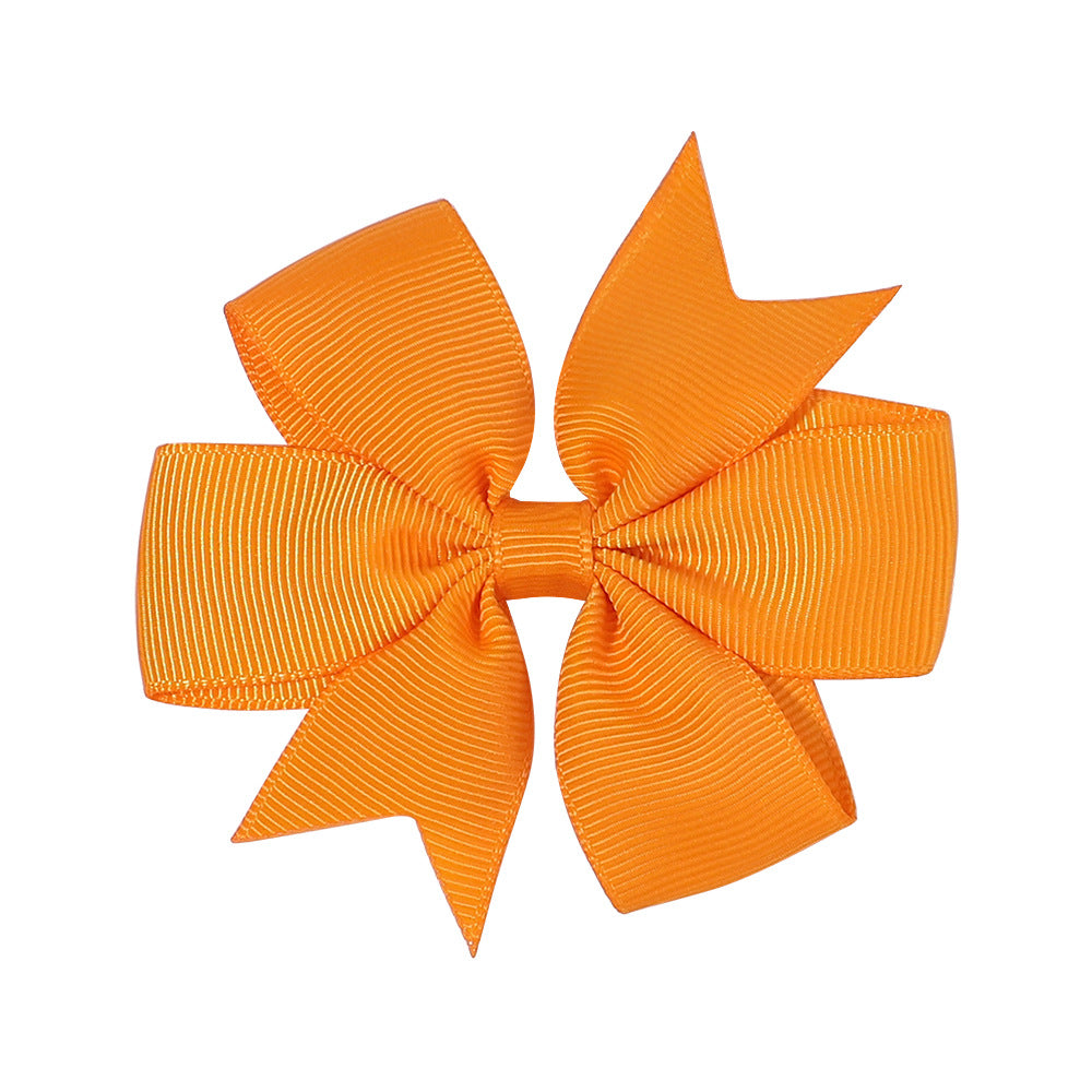 Handmade V Bow Hair Clip Hair Accessory Kids Head Accessory 564