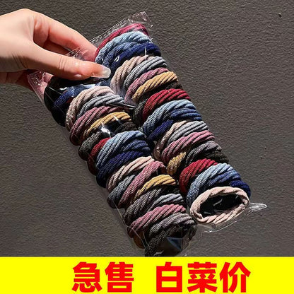 Kids Hair Tie Elastic Band Nylon Colorful Hair Accessory