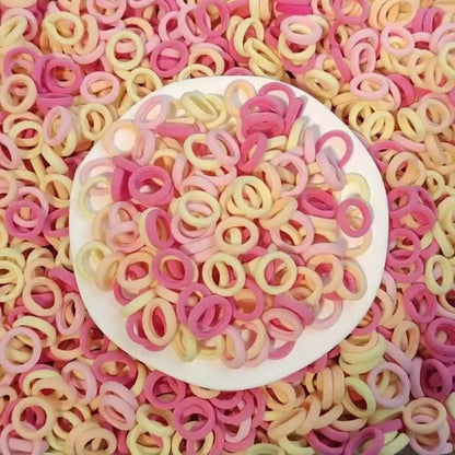 Hair Tie High Elasticity Kids Towel Ring Gentle on Hair Elastic Band Headband Hair Accessory 100