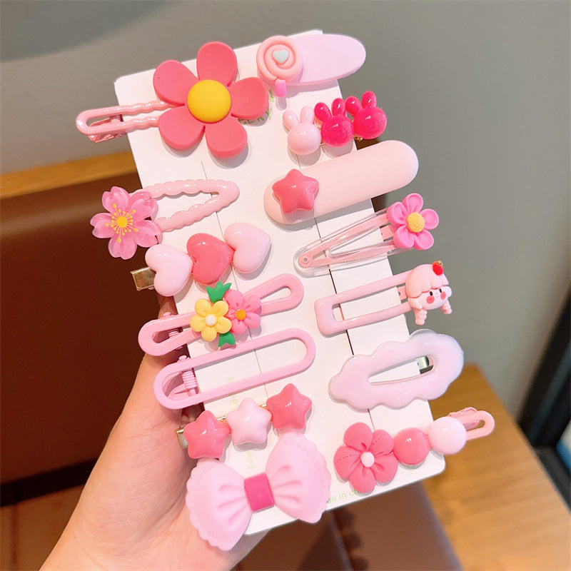 Kids Hair Clip Flower Hair Tie Hair Accessory Elastic Band Girl Headband Hairpin