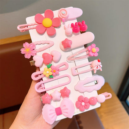 Kids Hair Clip Flower Hair Tie Hair Accessory Elastic Band Girl Headband Hairpin