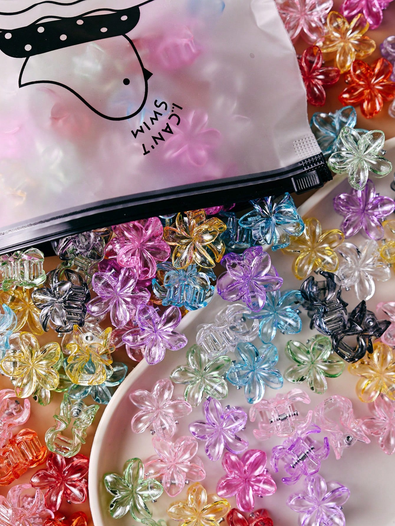 Hair Clip Forehead Bangs Side Mini Hair Clip Cute Flyaway Hair Colorful Hairpin Head Accessory Clip