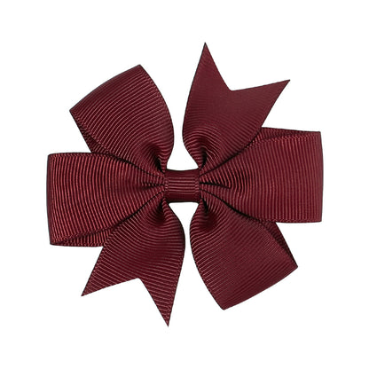 Handmade V Bow Hair Clip Hair Accessory Kids Head Accessory 564