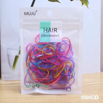 Hair Accessory Kids Elastic Band 100 Hair Tie