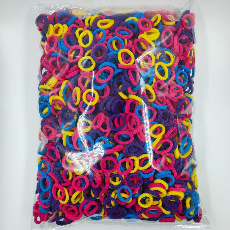 Kids Hair Tie Elastic Band Nylon Colorful Hair Accessory