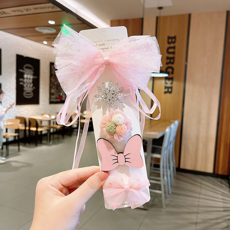 Kids Hair Clip Hairpin Cute Girl Head Accessory BB Flyaway Hair Bangs Clip