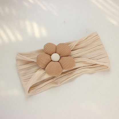 Baby Hair Band Flower Head Accessory
