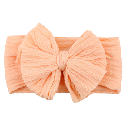 Kids Hair Band Baby Nylon Elastic Headband Bow Hair Accessory