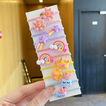 Kids Hair Tie Elastic Band Gentle on Hair Cute Headband Hair Accessory Hair Accessory 1-3