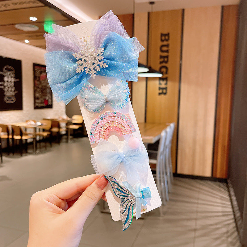 Kids Hair Clip Hairpin Cute Girl Head Accessory BB Flyaway Hair Bangs Clip