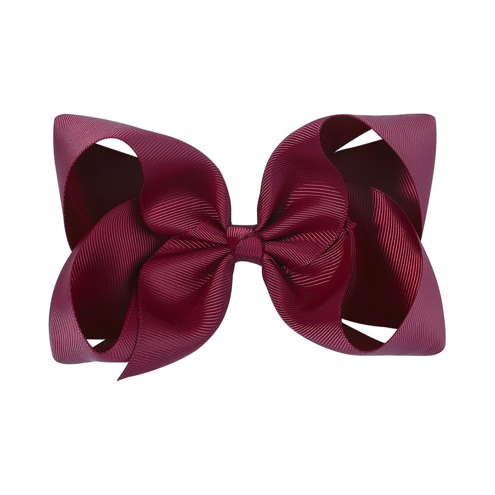 6 Kids Bow Hair Clip Head Accessory 588