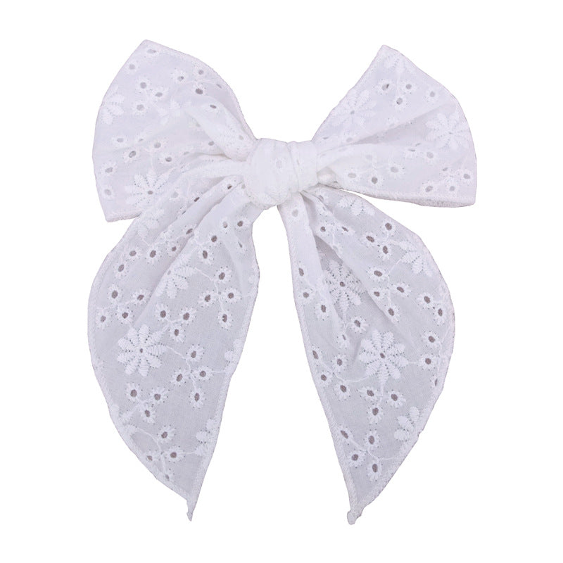 Bow Hair Clip Fabric Hairpin Hair Accessory
