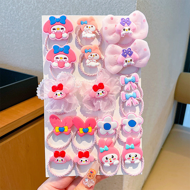 Kids Hair Clip Flower Hair Tie Hair Accessory Elastic Band Girl Headband Hairpin