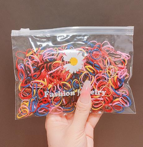 Elastic Band Kids Headband Black Hair Tie