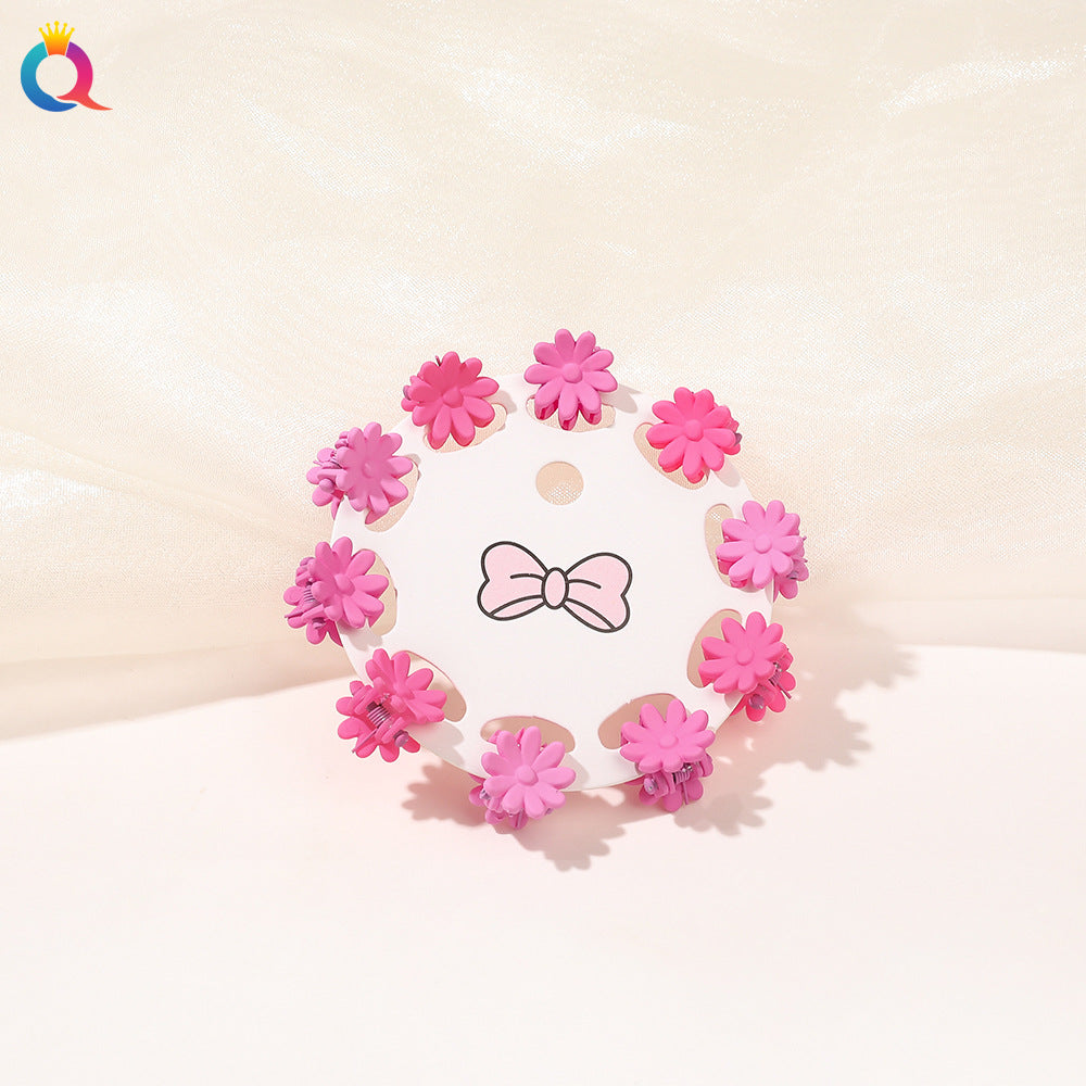 Mini Hair Clip Kids Hair Clip Colorful Braiding Bangs Flyaway Hair Hair Accessory