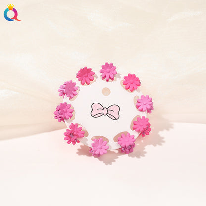 Mini Hair Clip Kids Hair Clip Colorful Braiding Bangs Flyaway Hair Hair Accessory