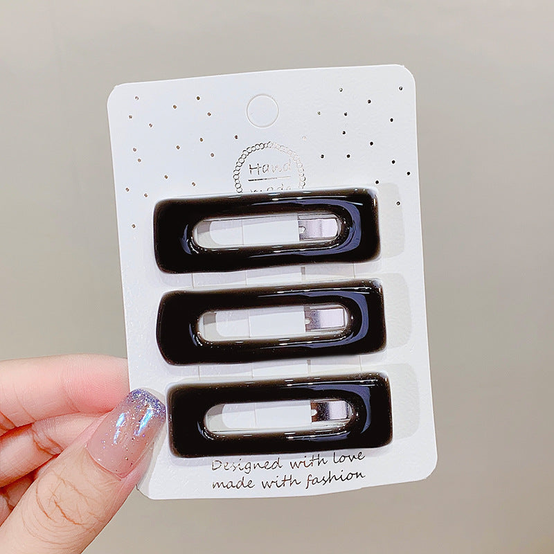 Hair Clip Side Bangs Hair Clip Heart BB Clip Kids Hairpin Head Accessory