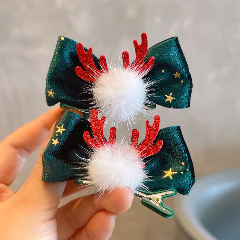 24 Kids Hair Clip Hairpin Kids Hair Accessory Bow Head Accessory