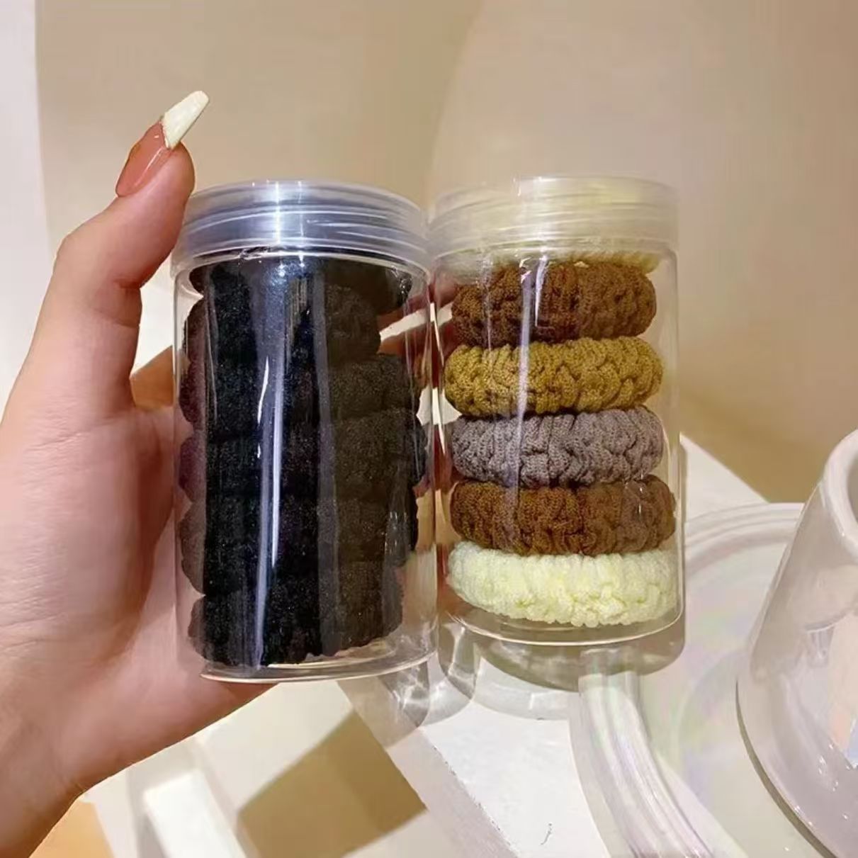 Kids Hair Tie Elastic Band Nylon Colorful Hair Accessory