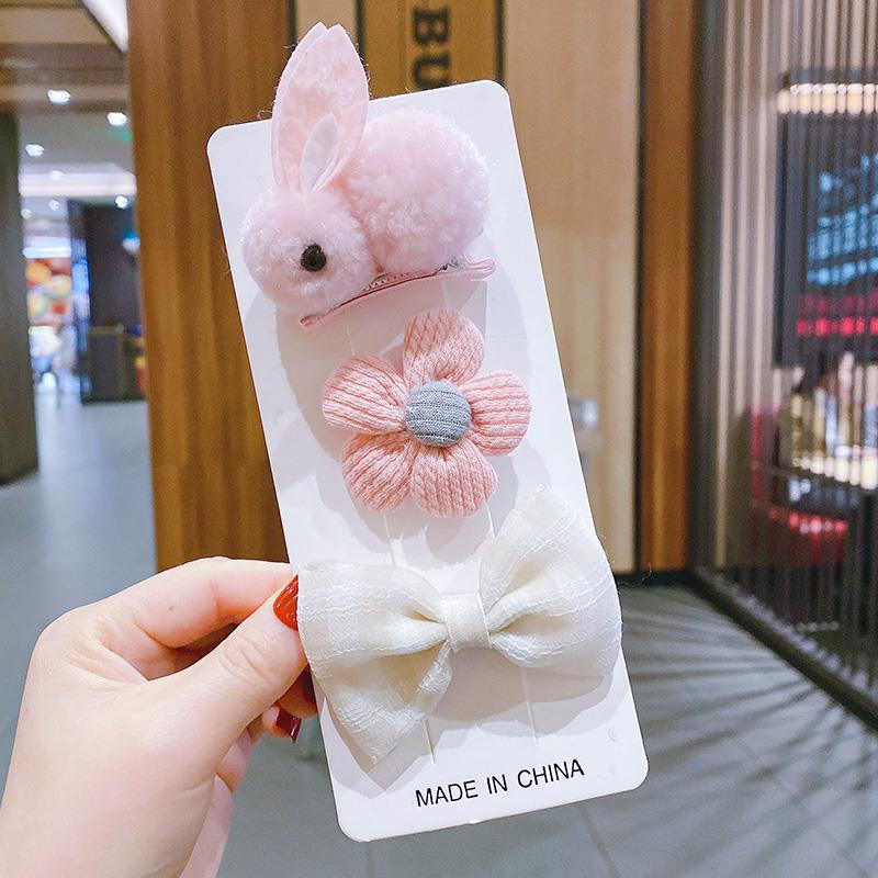 Kids Hair Clip Hairpin Cute Girl Head Accessory BB Flyaway Hair Bangs Clip