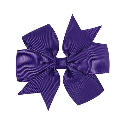 Handmade V Bow Hair Clip Hair Accessory Kids Head Accessory 564