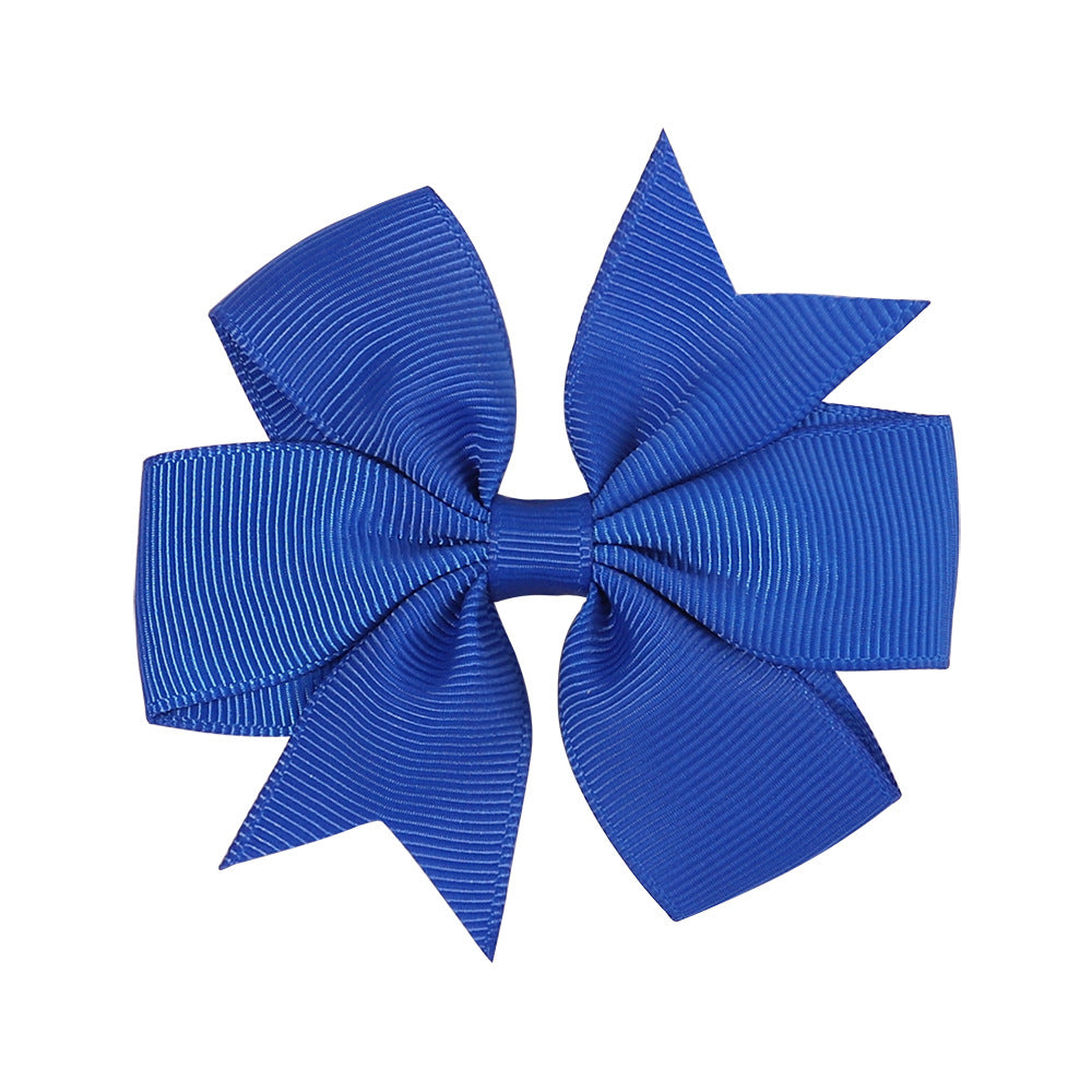 Handmade V Bow Hair Clip Hair Accessory Kids Head Accessory 564