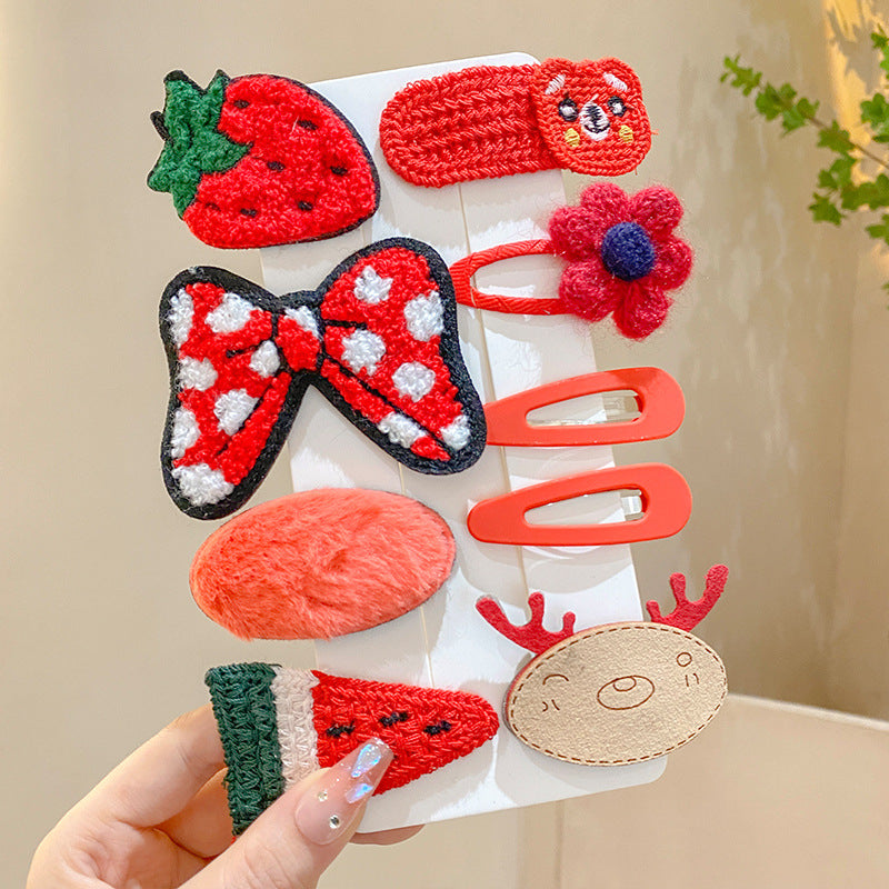 Kids Hair Clip Cute Hairpin Bangs BB Clip Head Accessory Bow Hair Accessory