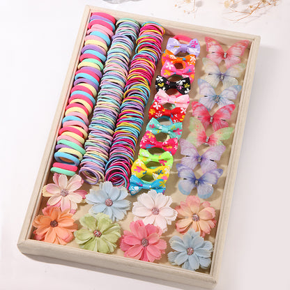 Kids Head Accessory Hair Clip Hairpin Set Hair Tie Girl Side Clip Hair Accessory Hair Tie