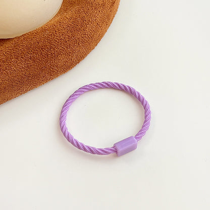 Colorful Kids Elastic Band Gentle on Hair Hair Tie High Elasticity Headband DIY Accessory