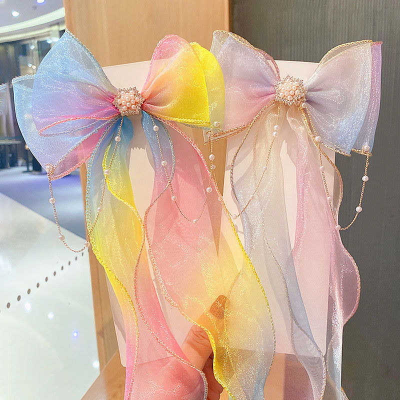 Kids Hair Band Girl Bow Braiding Hair Clip Head Accessory Hairpin Hair Accessory