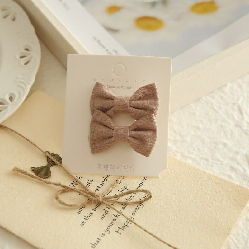 A172 Kids Head Accessory Hair Accessory INS Bow Hair Clip 1