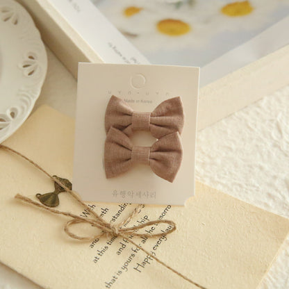 A172 Kids Head Accessory Hair Accessory INS Bow Hair Clip 1