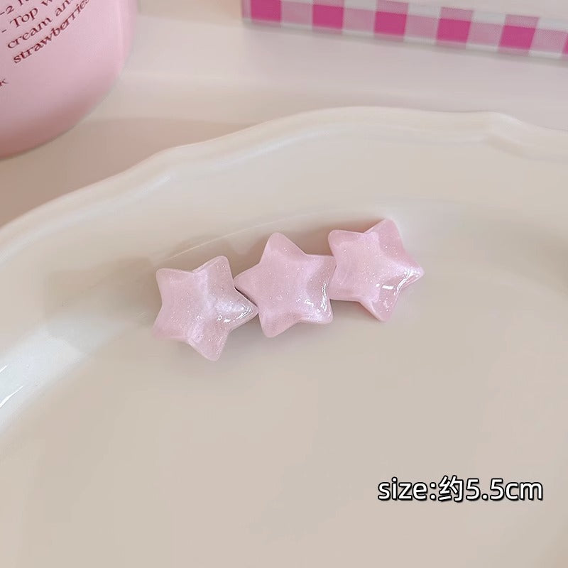 Bangs Clip Kids Flyaway Hair Head Accessory Cute Star