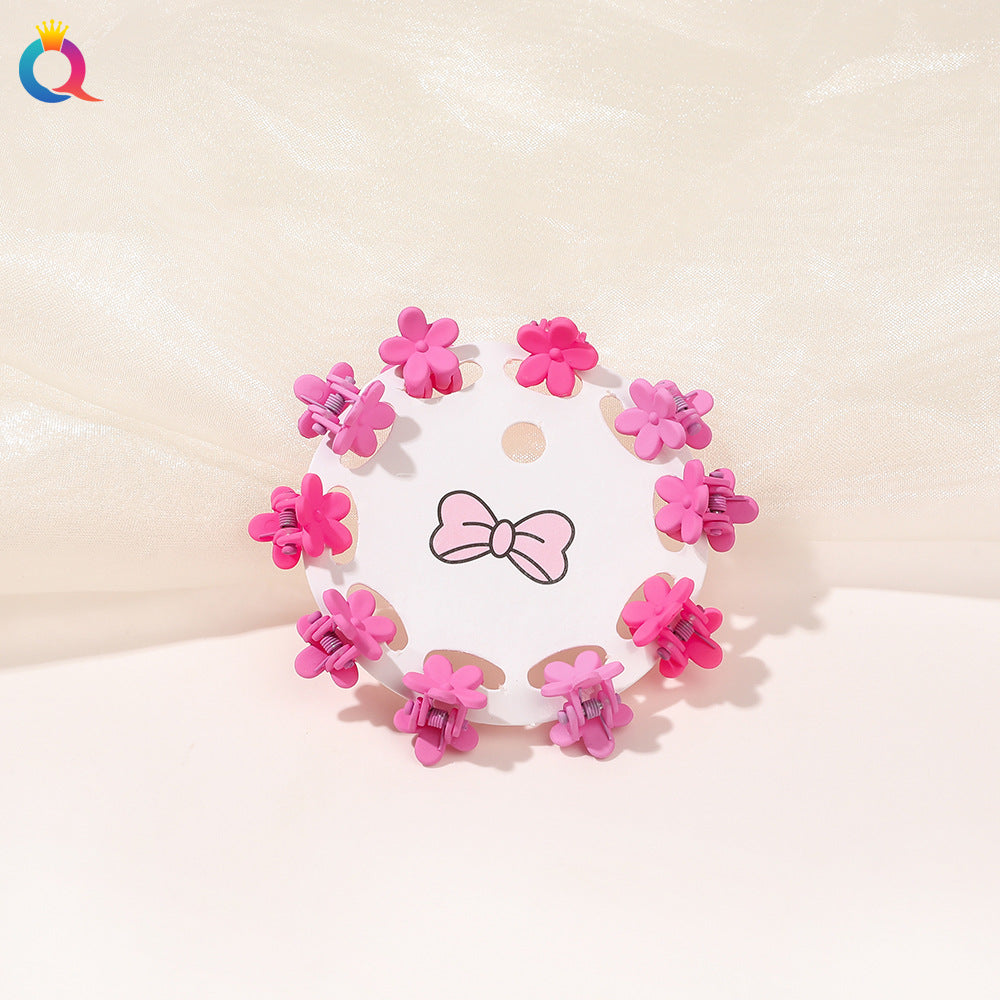 Mini Hair Clip Kids Hair Clip Colorful Braiding Bangs Flyaway Hair Hair Accessory