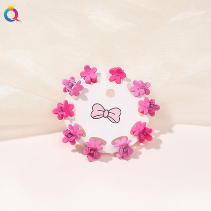 Mini Hair Clip Kids Hair Clip Colorful Braiding Bangs Flyaway Hair Hair Accessory