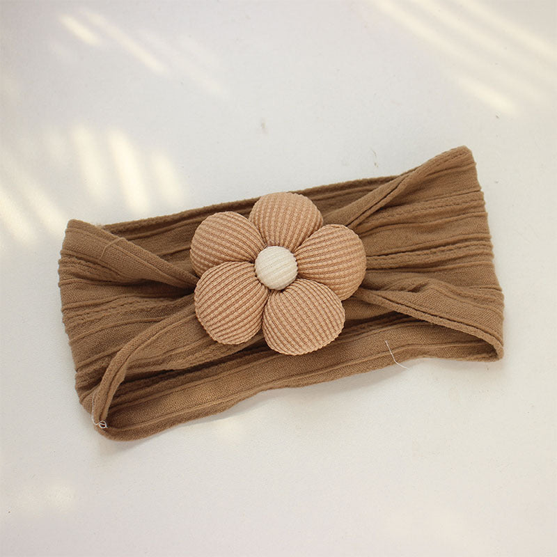 Baby Hair Band Flower Head Accessory