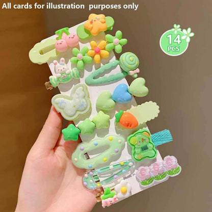 Kids Hair Clip Hairpin Cute Girl Head Accessory BB Flyaway Hair Bangs Clip