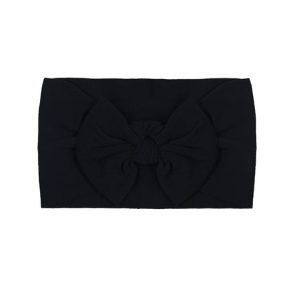 Handmade Kids Hair Band Nylon Baby Bow Invisible Headband