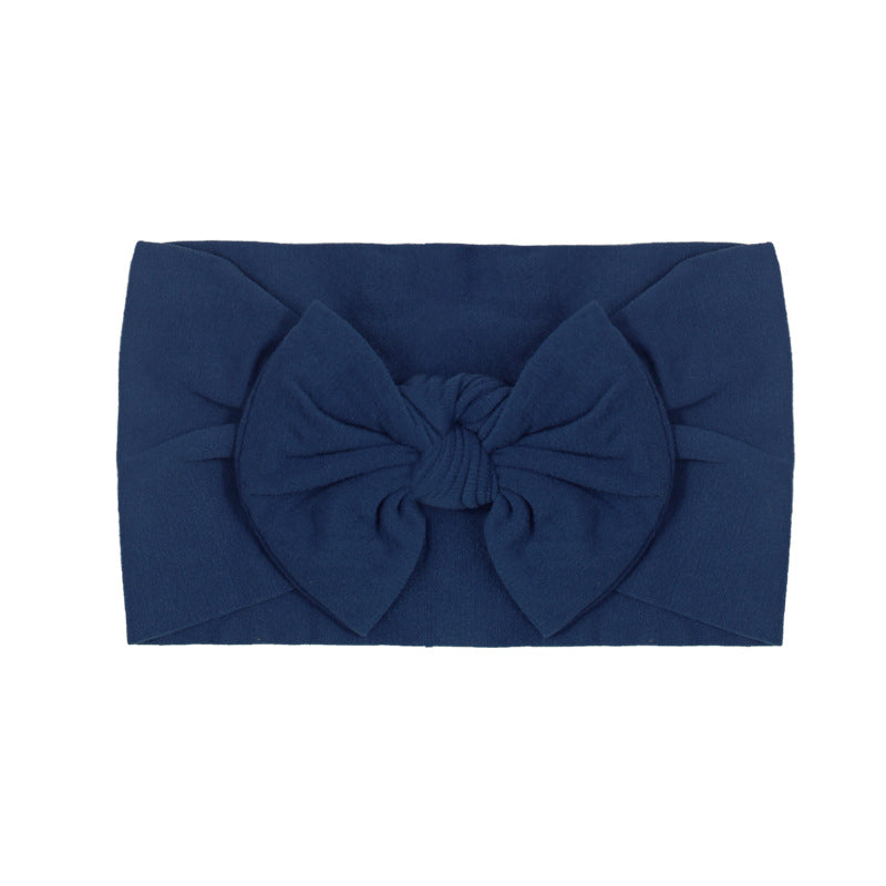 Handmade Kids Hair Band Nylon Baby Bow Invisible Headband