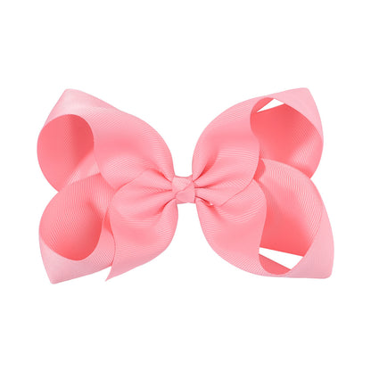 6 Kids Bow Hair Clip Head Accessory 588