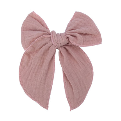 Bow Hair Clip Fabric Hairpin Hair Accessory
