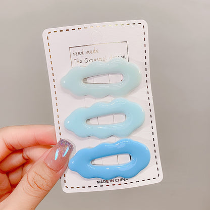 Hair Clip Side Bangs Hair Clip Heart BB Clip Kids Hairpin Head Accessory