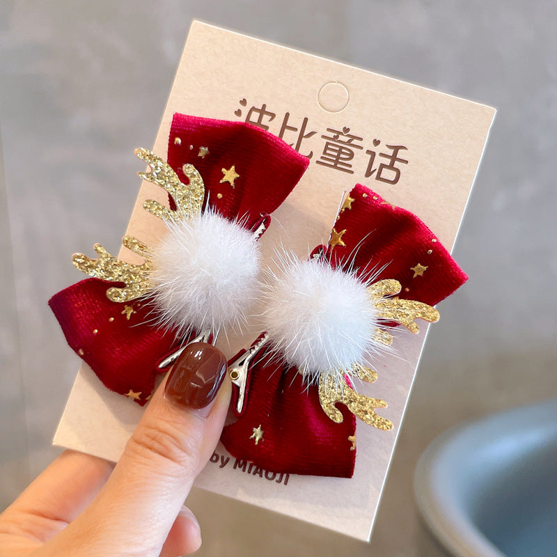 24 Kids Hair Clip Hairpin Kids Hair Accessory Bow Head Accessory