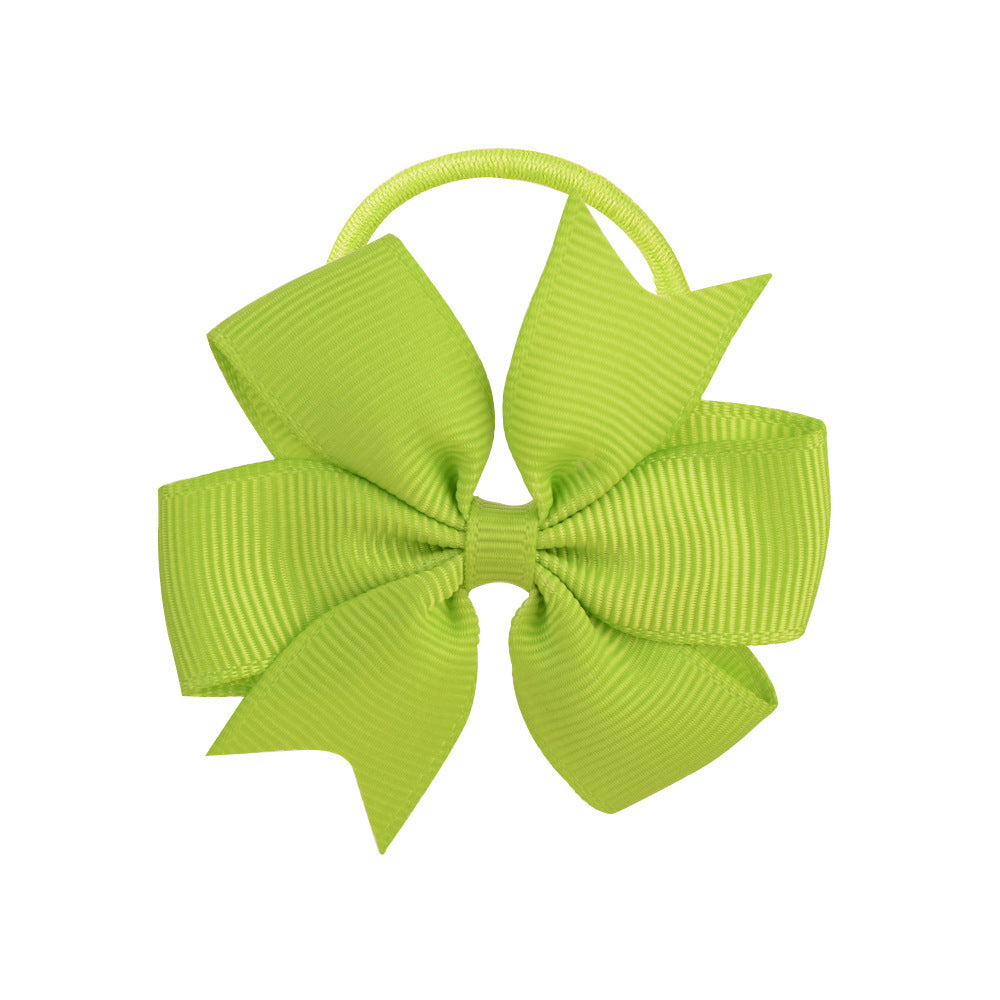 Handmade Multi-color Kids Hair Tie Bow Baby Head Accessory