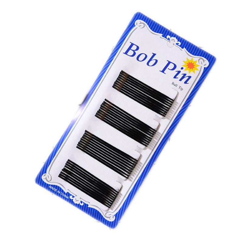 Minimalist Black Barrette Flyaway Hair Hair Clip Side Clip Forehead Bangs Hairpin Hair Accessory Kids Head Accessory