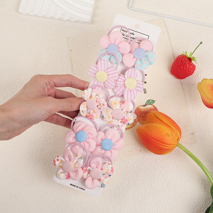 Kids Hair Clip Flower Hair Tie Hair Accessory Elastic Band Girl Headband Hairpin